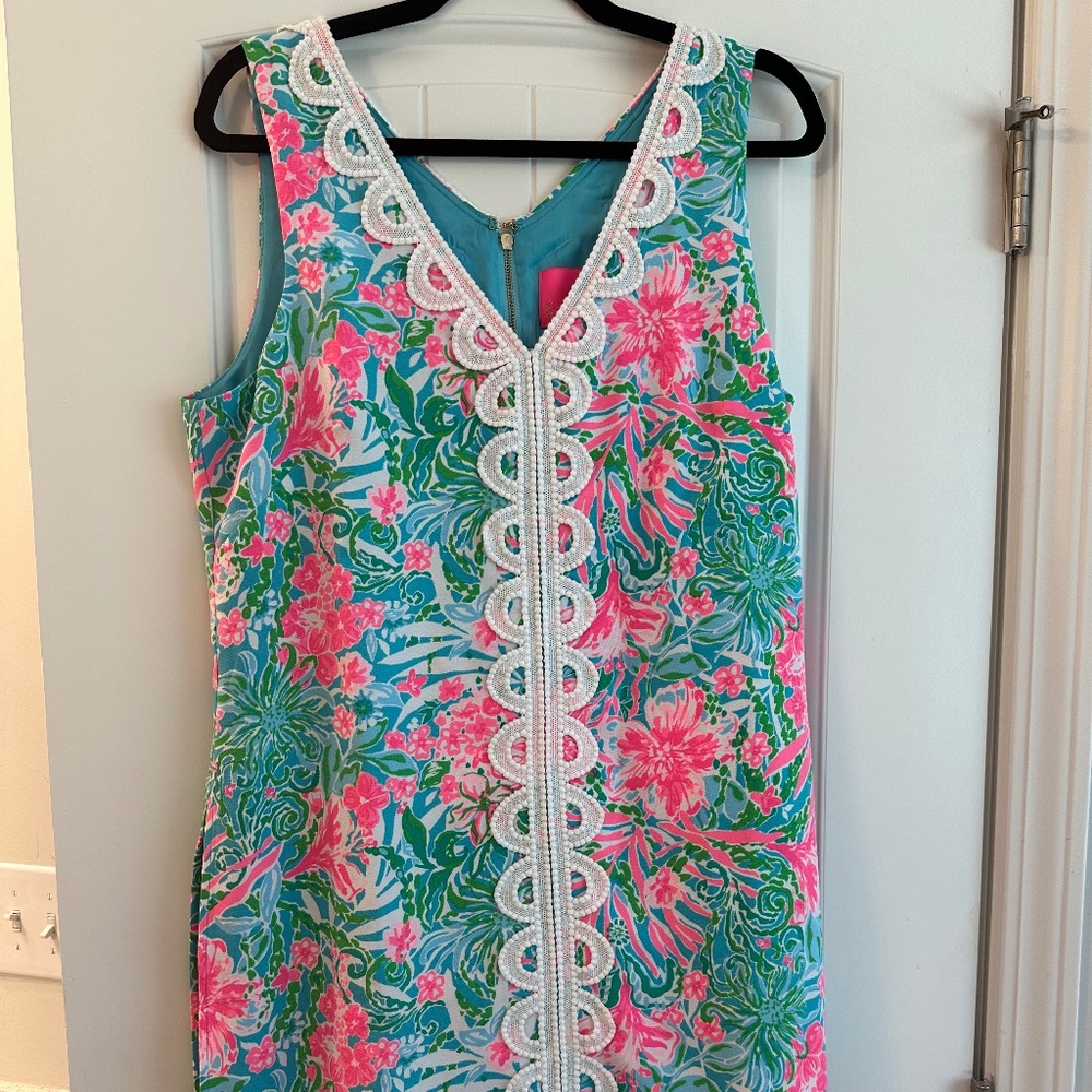 NWT Lilly Pulitzer Ronnie Romper in Amalie Blue size 12
